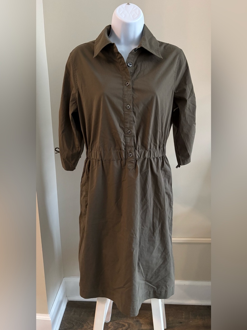 Converse Olive Midi Dress